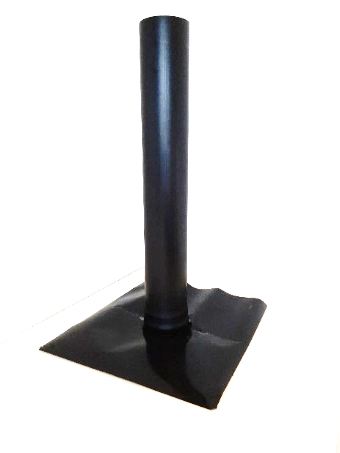 Rainwater drain outlet with EPDM flap